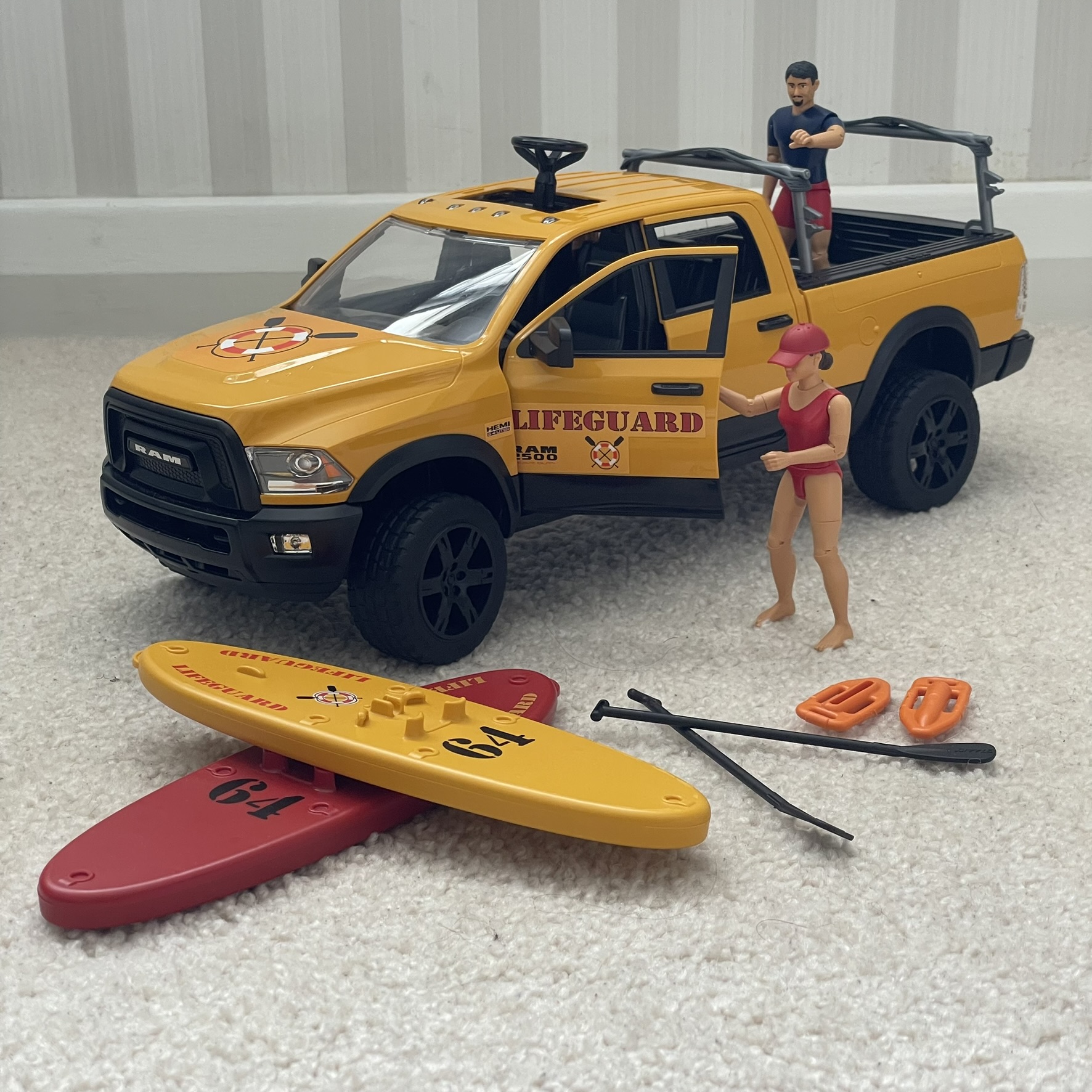 Lifeguards & Pickup Truck w. Paddle Boards